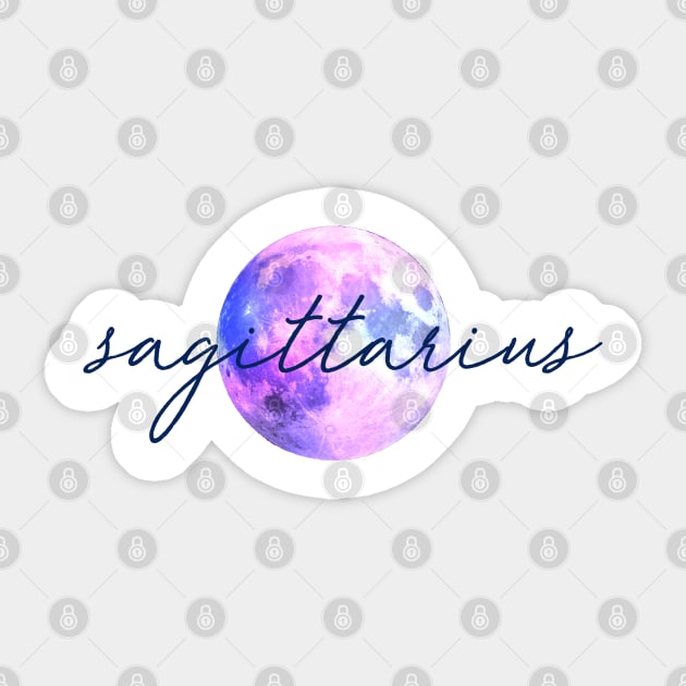 Sagittarius Moon Quote Sticker by aterkaderk